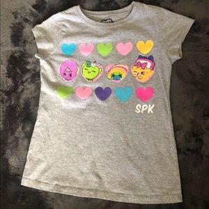 Kids Shopkins Grey T-Shirt
